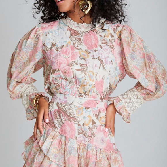 LoveShackFancy Lorelei DewDrop Dress broken zipper - Picture 4 of 10